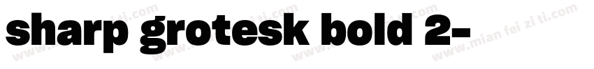 sharp grotesk bold 2字体转换